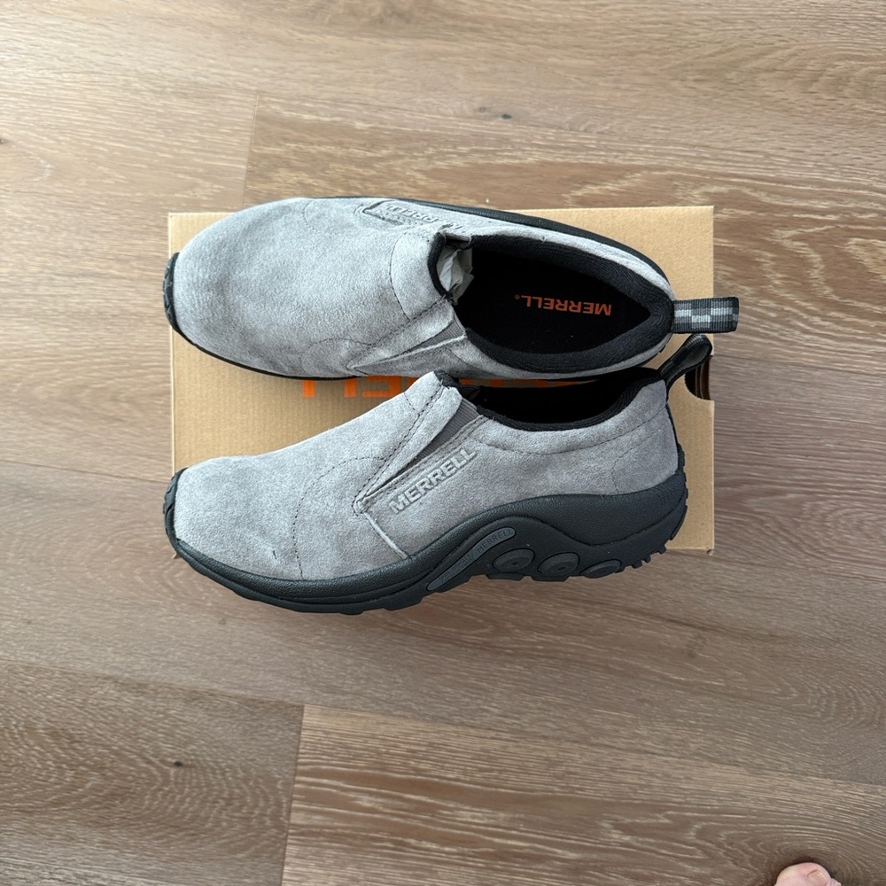 Merrell Men's Suede Gray Slip-On Loafers